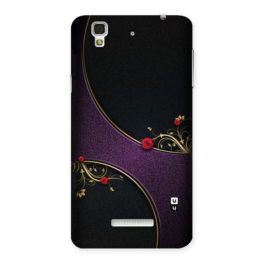 Flower Curves Back Case for YU Yureka Plus