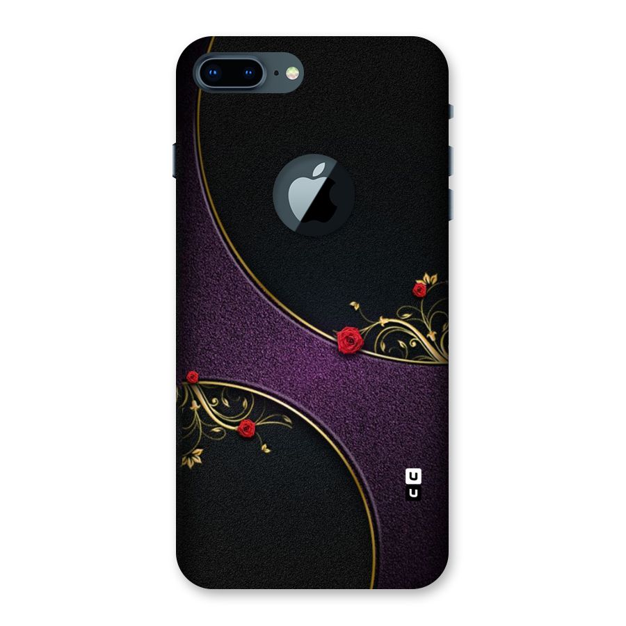 Flower Curves Back Case for iPhone 7 Plus Logo Cut