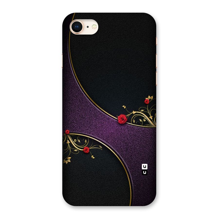 Flower Curves Back Case for iPhone 8