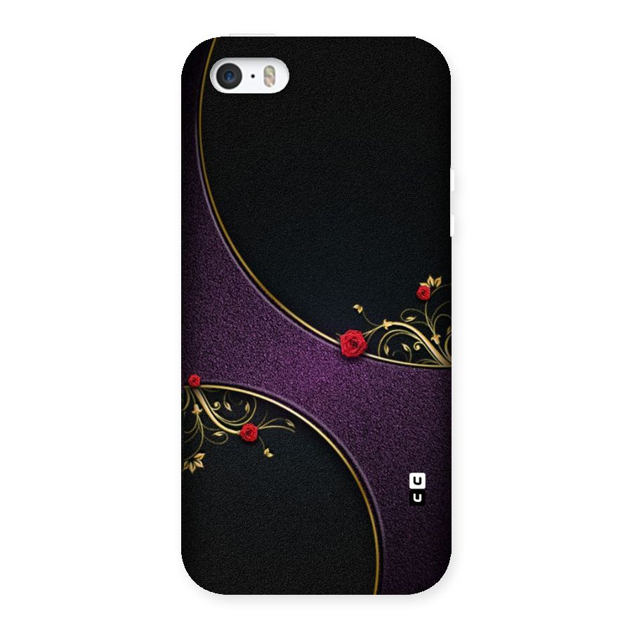Flower Curves Back Case for iPhone SE