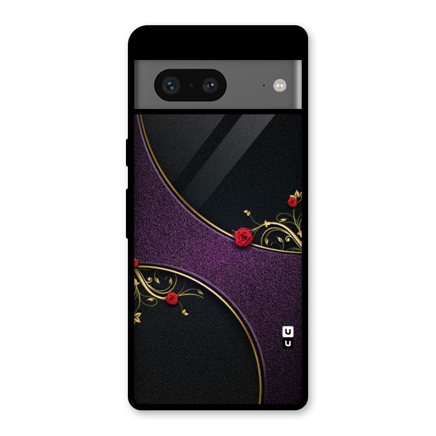 Flower Curves Glass Back Case for Google Pixel 7