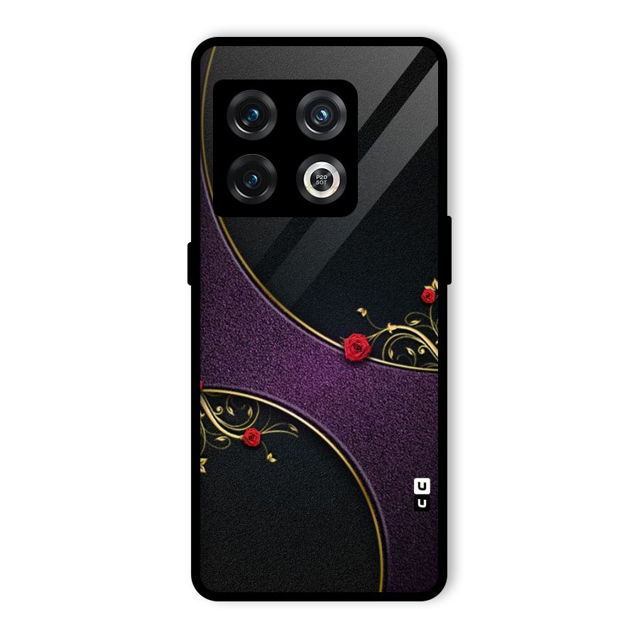 Flower Curves Glass Back Case for OnePlus 10 Pro 5G