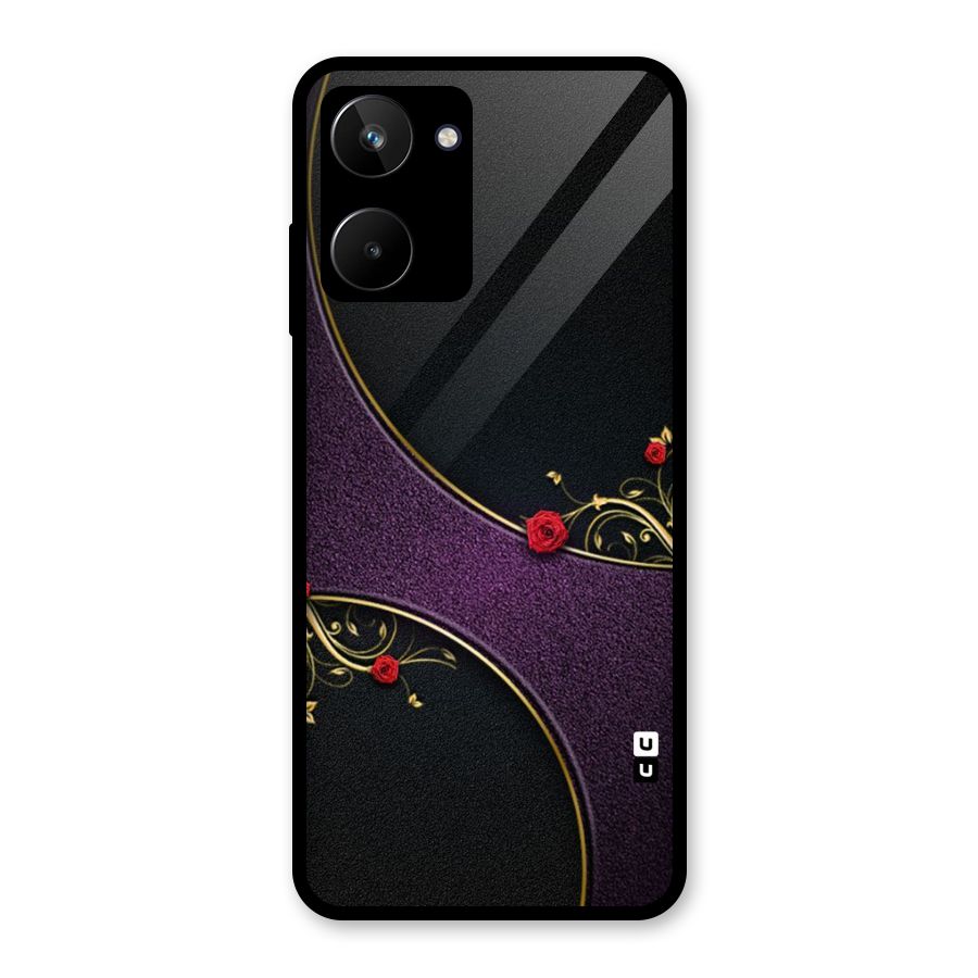Flower Curves Glass Back Case for Realme 10
