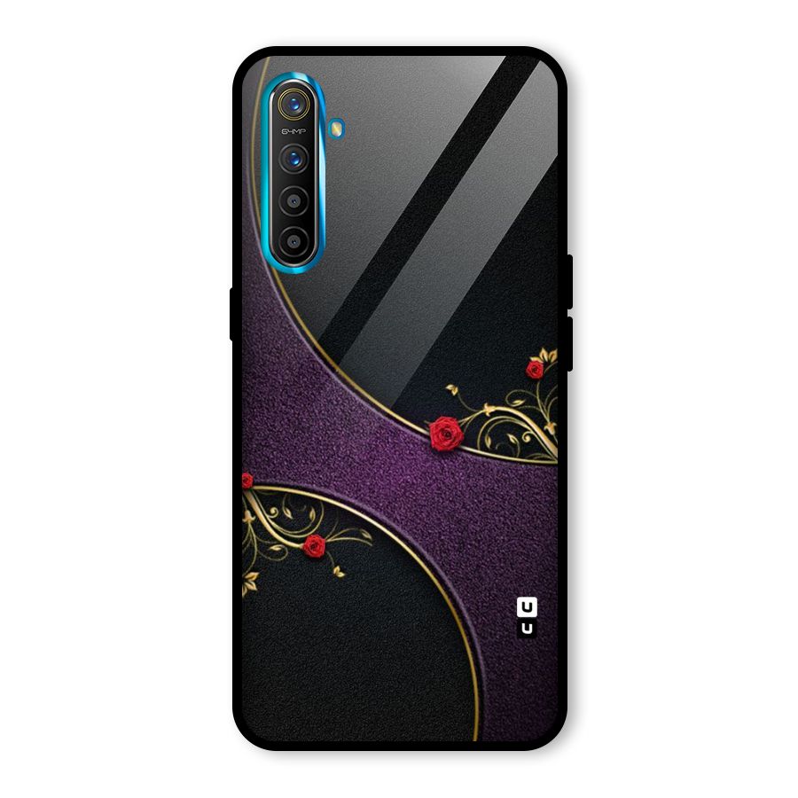 Flower Curves Glass Back Case for Realme X2