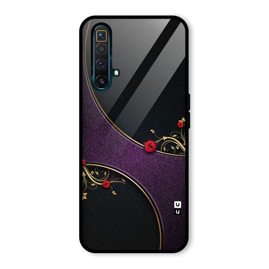 Flower Curves Glass Back Case for Realme X3 SuperZoom