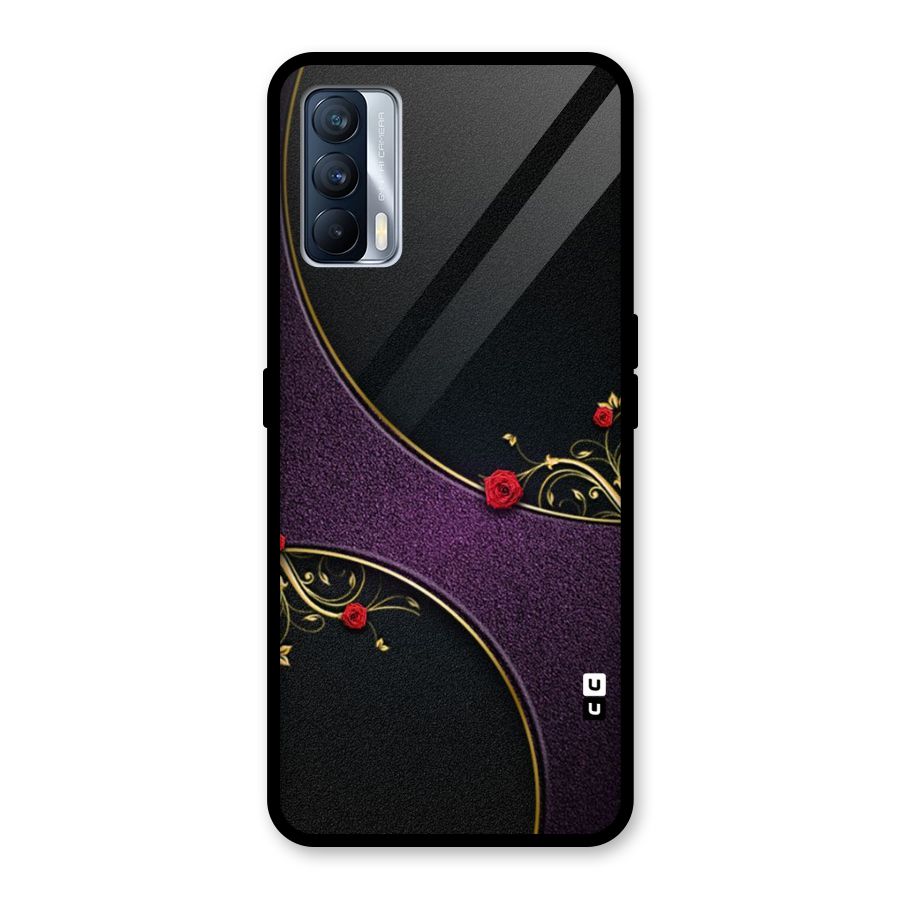Flower Curves Glass Back Case for Realme X7