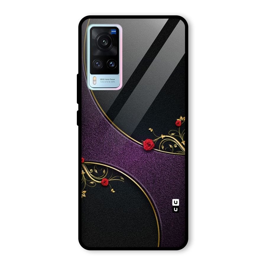 Flower Curves Glass Back Case for Vivo X60