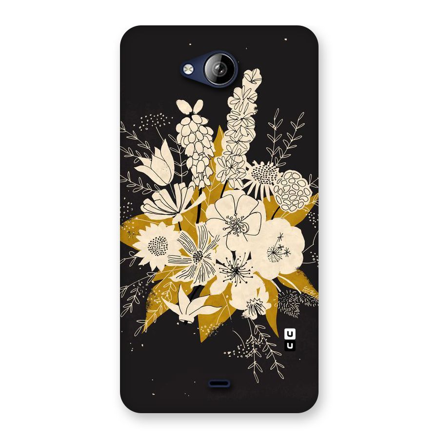 Flower Drawing Back Case for Canvas Play Q355