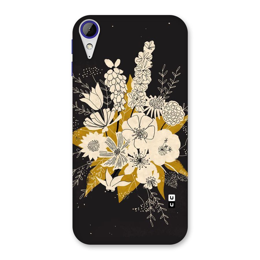 Flower Drawing Back Case for Desire 830