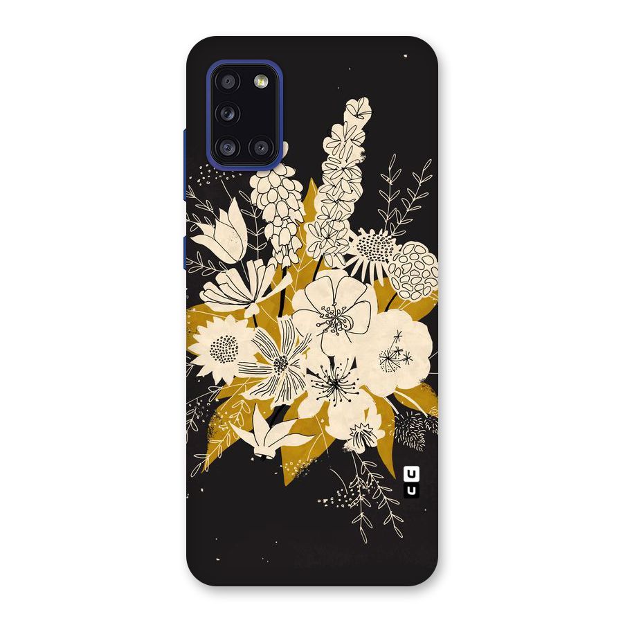 Flower Drawing Back Case for Galaxy A31