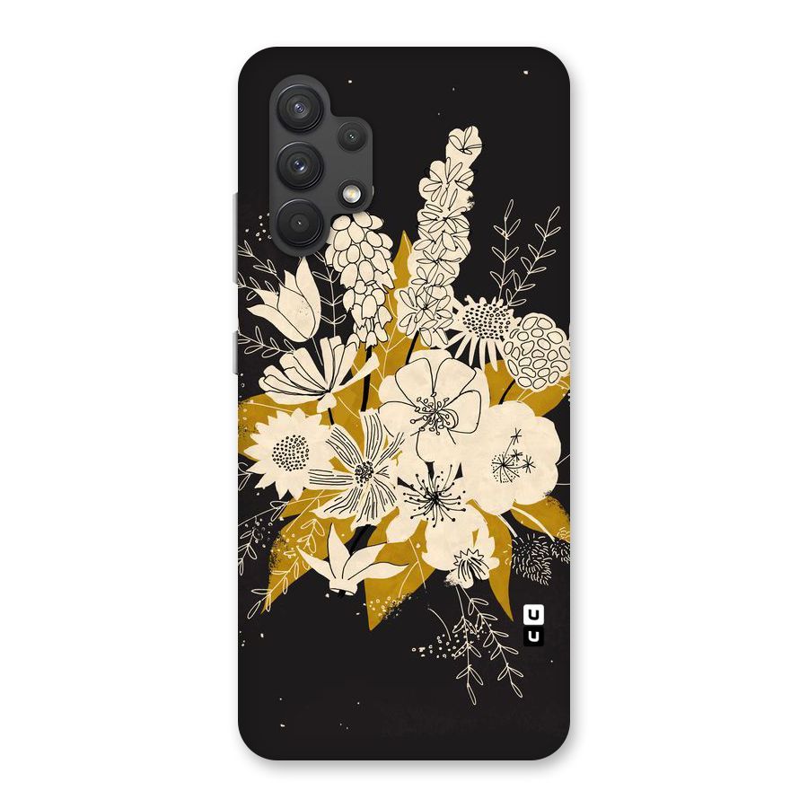 Flower Drawing Back Case for Galaxy A32