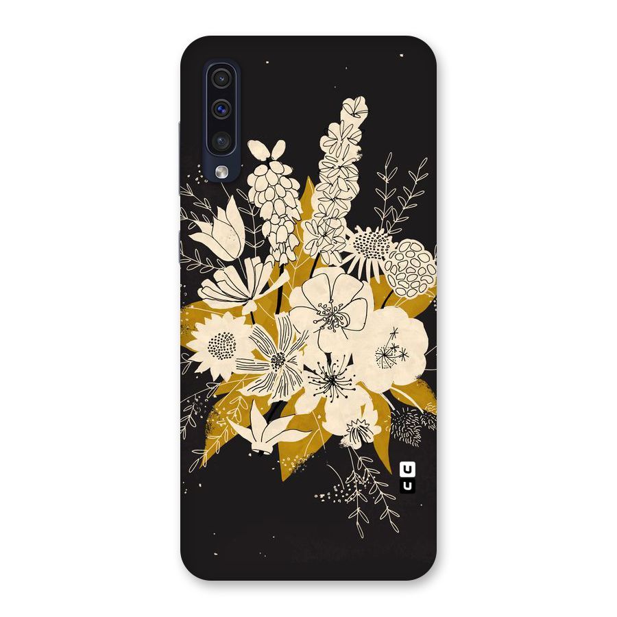 Flower Drawing Back Case for Galaxy A50s