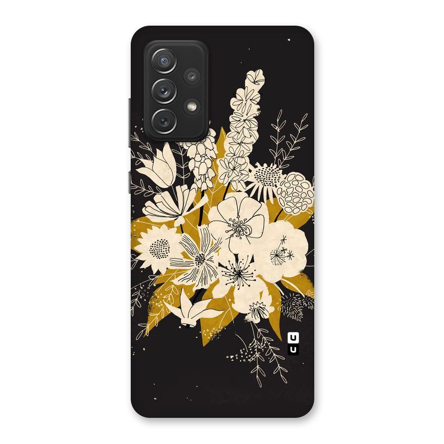 Flower Drawing Back Case for Galaxy A72