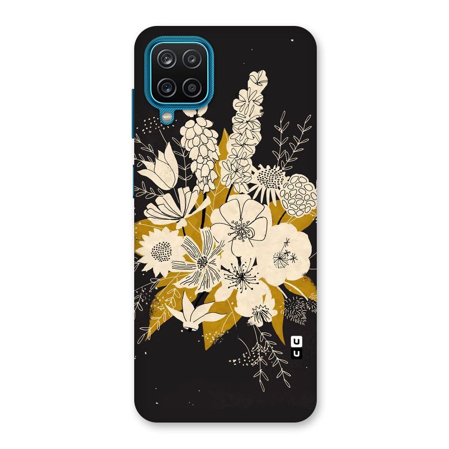 Flower Drawing Back Case for Galaxy F12
