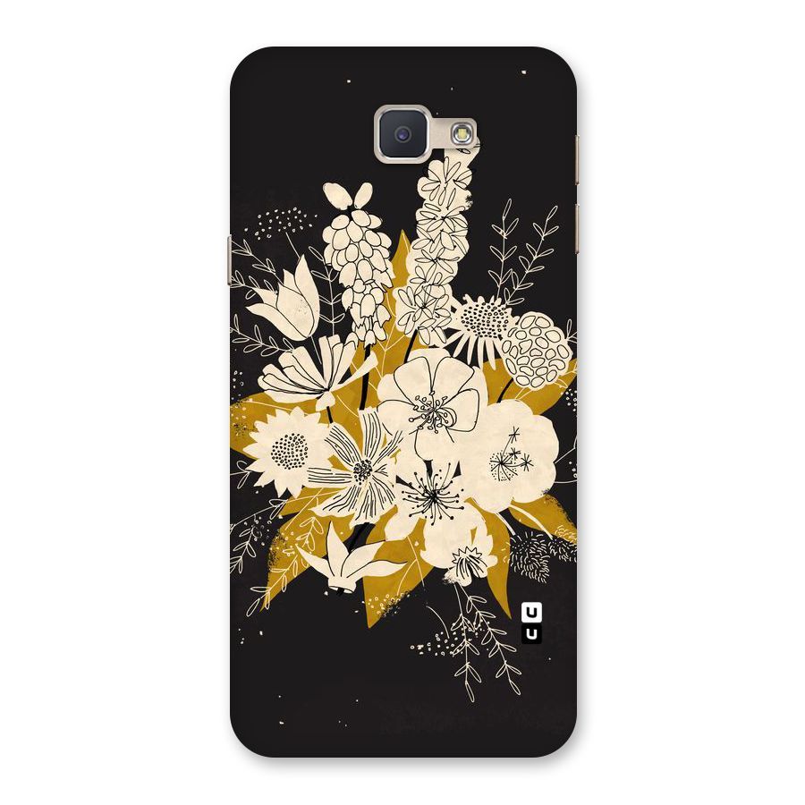 Flower Drawing Back Case for Galaxy J5 Prime
