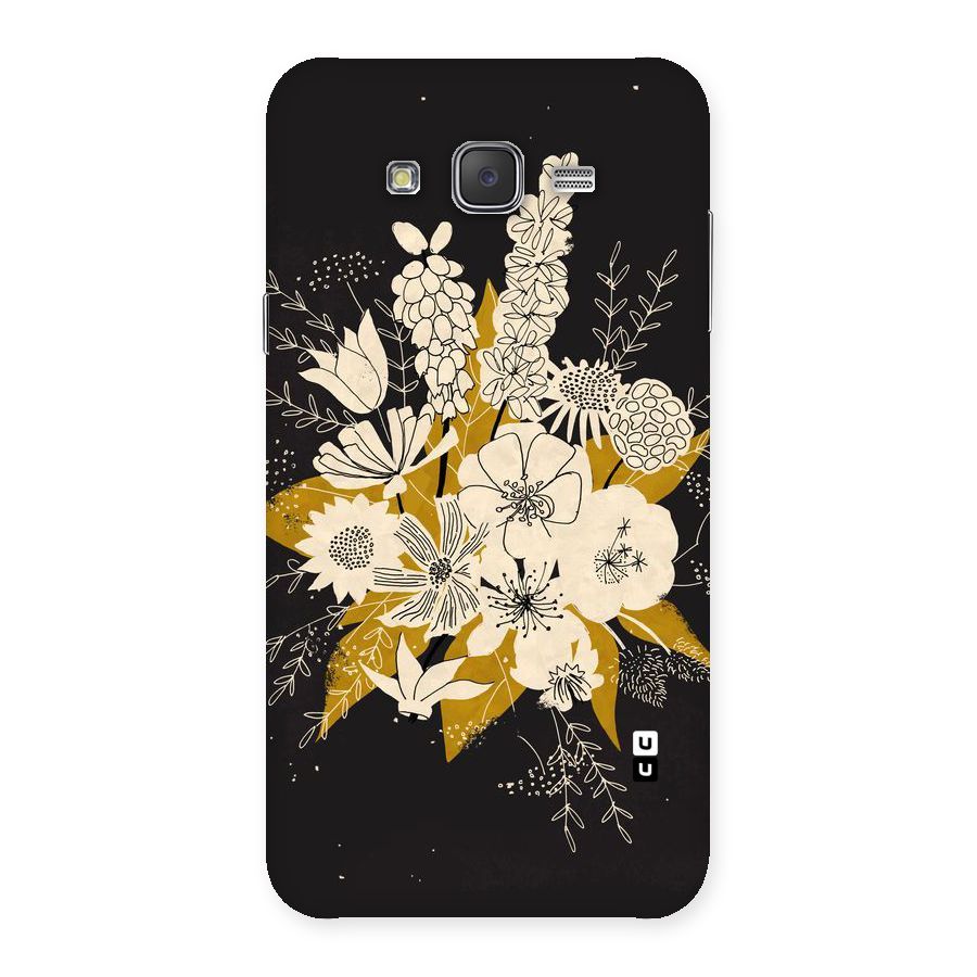 Flower Drawing Back Case for Galaxy J7