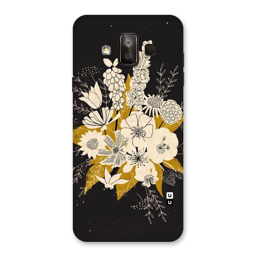 Flower Drawing Back Case for Galaxy J7 Duo