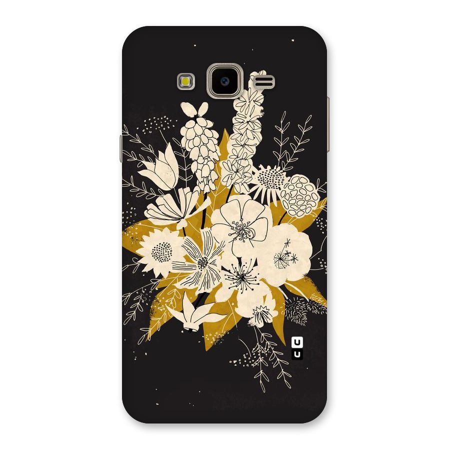 Flower Drawing Back Case for Galaxy J7 Nxt