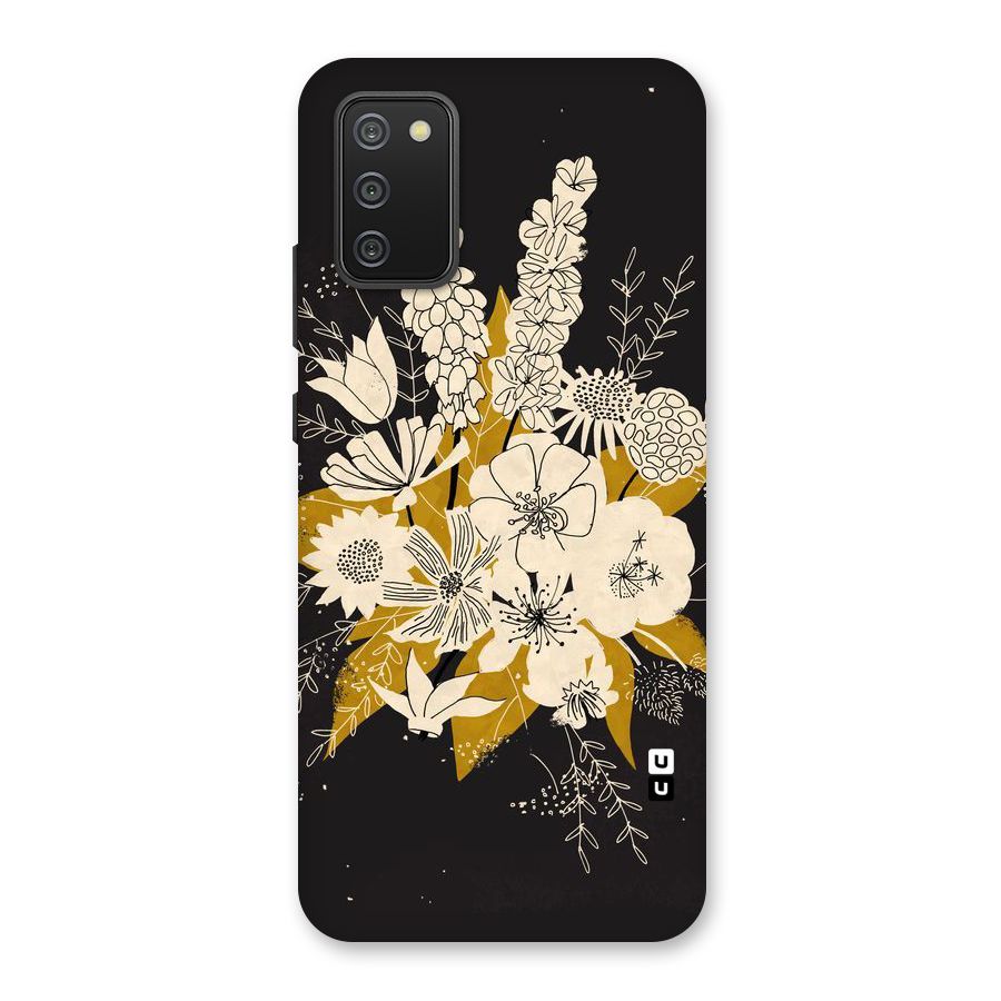 Flower Drawing Back Case for Galaxy M02s