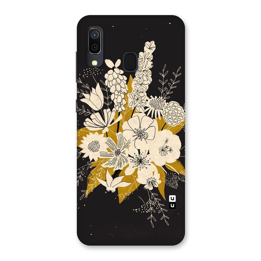 Flower Drawing Back Case for Galaxy M10s