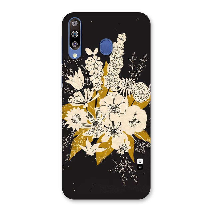 Flower Drawing Back Case for Galaxy M30