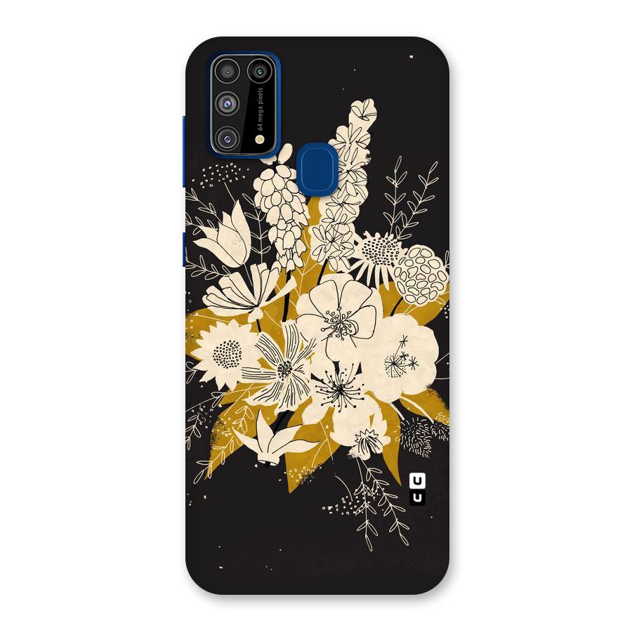 Flower Drawing Back Case for Galaxy M31