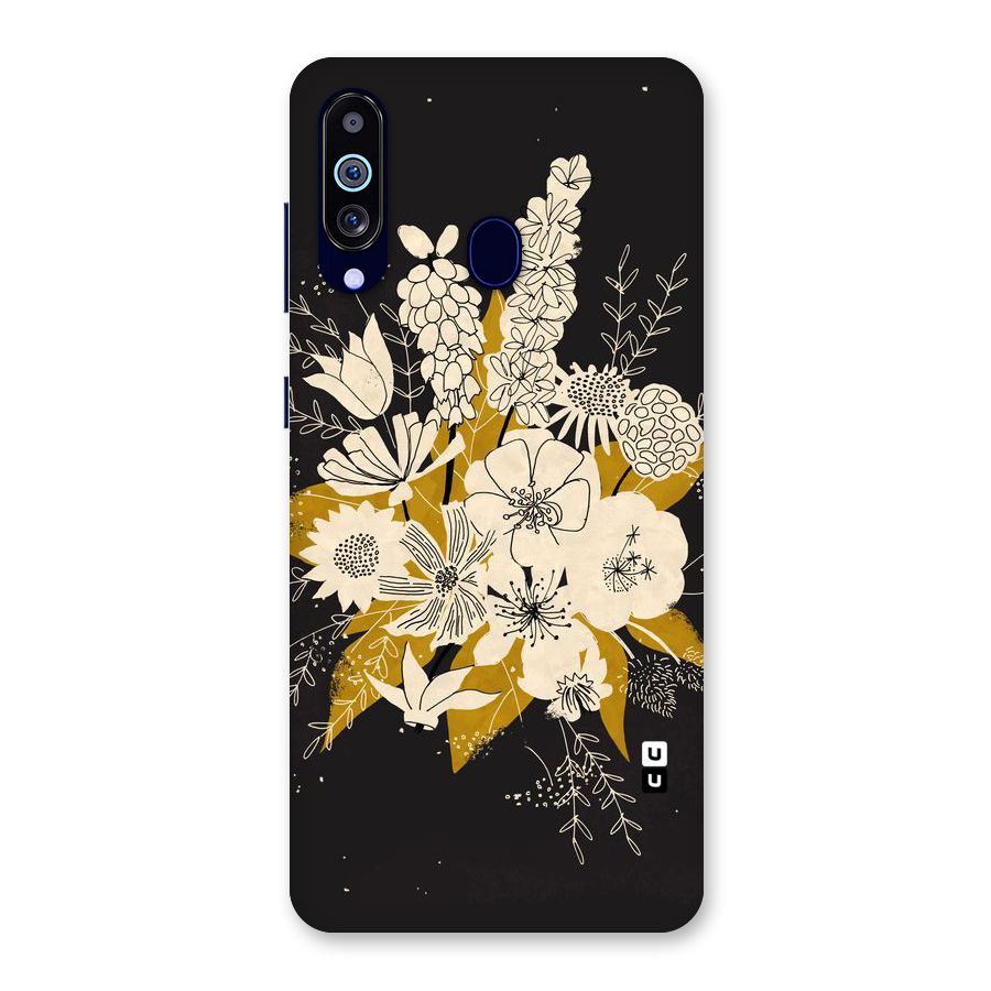 Flower Drawing Back Case for Galaxy M40