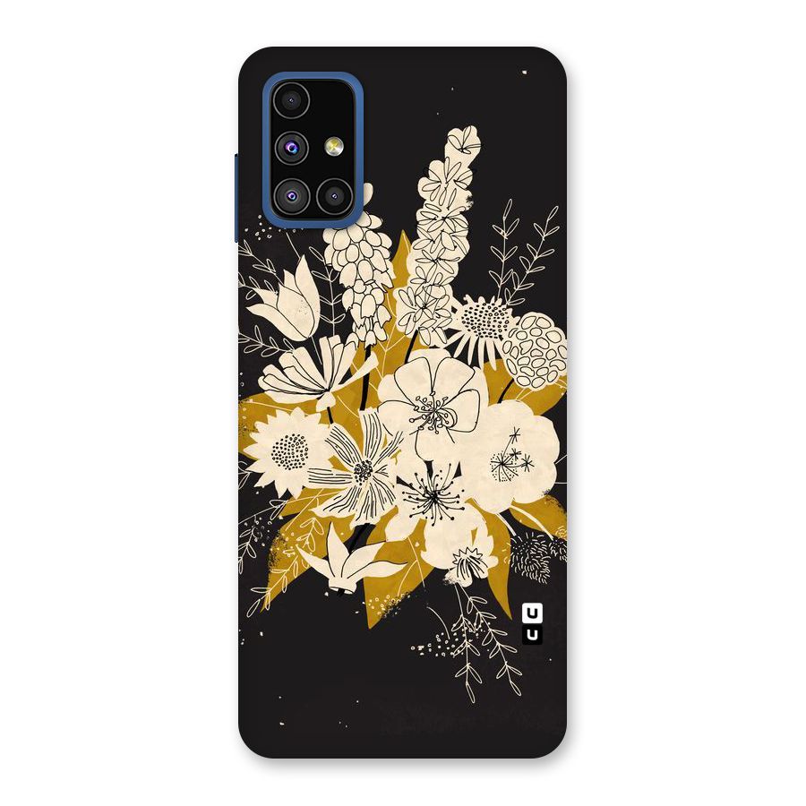 Flower Drawing Back Case for Galaxy M51