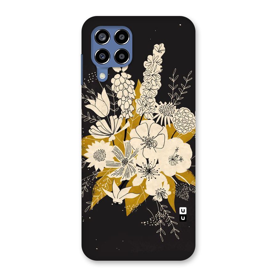 Flower Drawing Back Case for Galaxy M53 5G