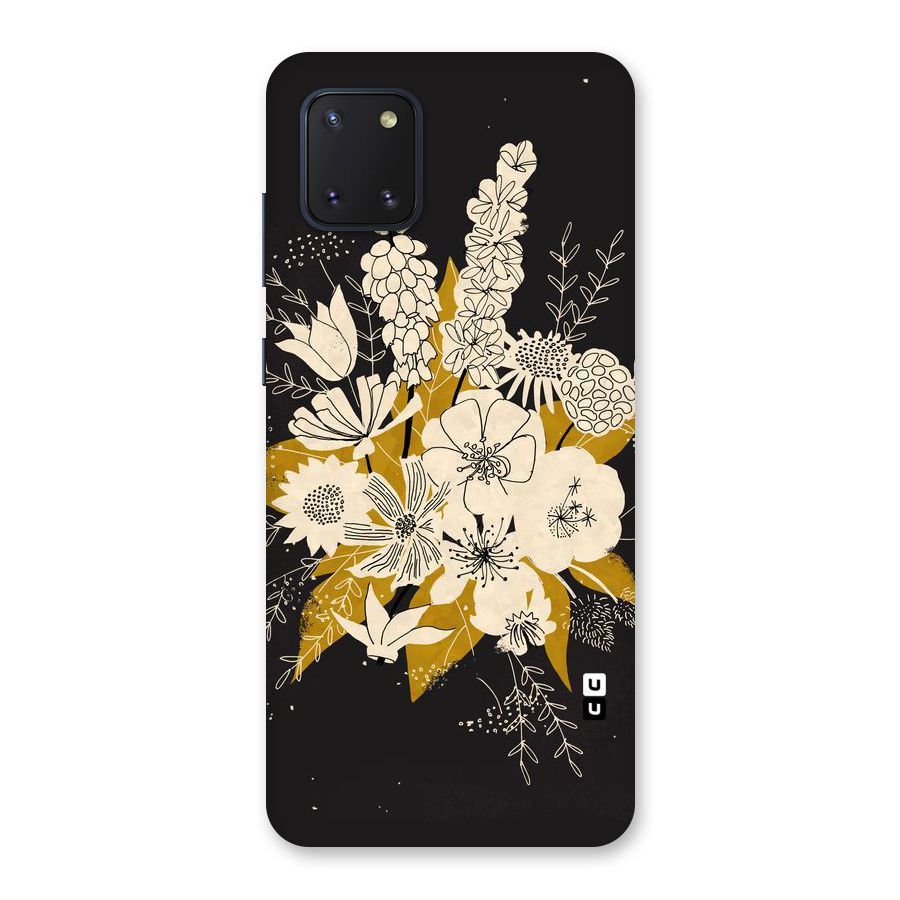Flower Drawing Back Case for Galaxy Note 10 Lite