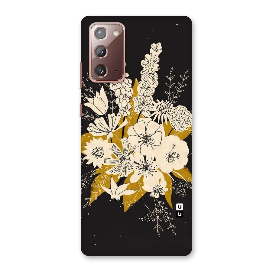 Flower Drawing Back Case for Galaxy Note 20