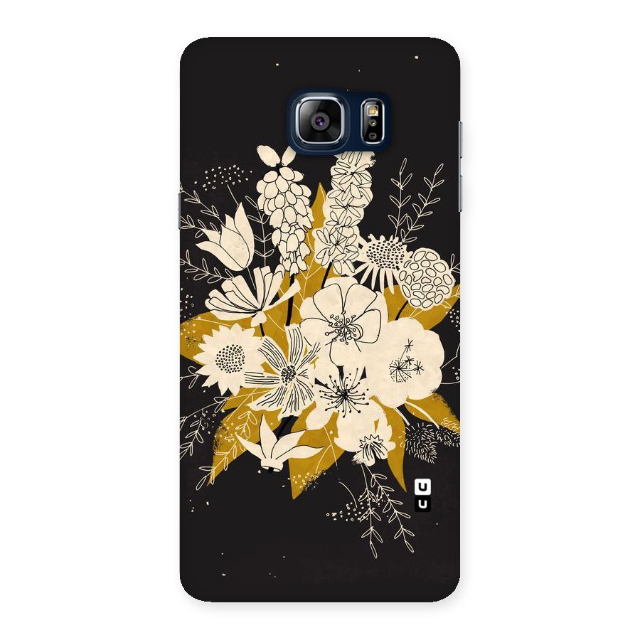 Flower Drawing Back Case for Galaxy Note 5