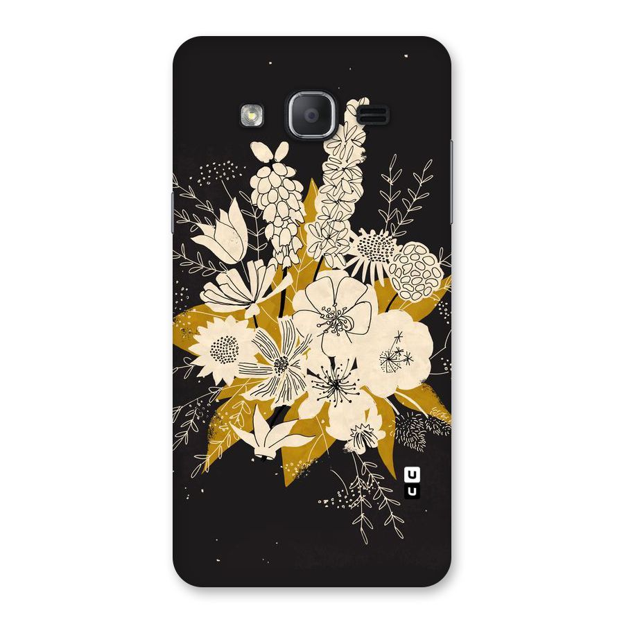 Flower Drawing Back Case for Galaxy On7 2015