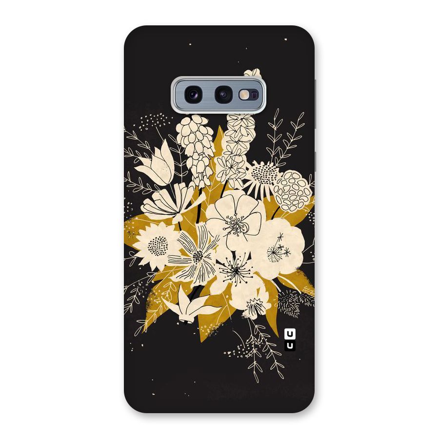 Flower Drawing Back Case for Galaxy S10e