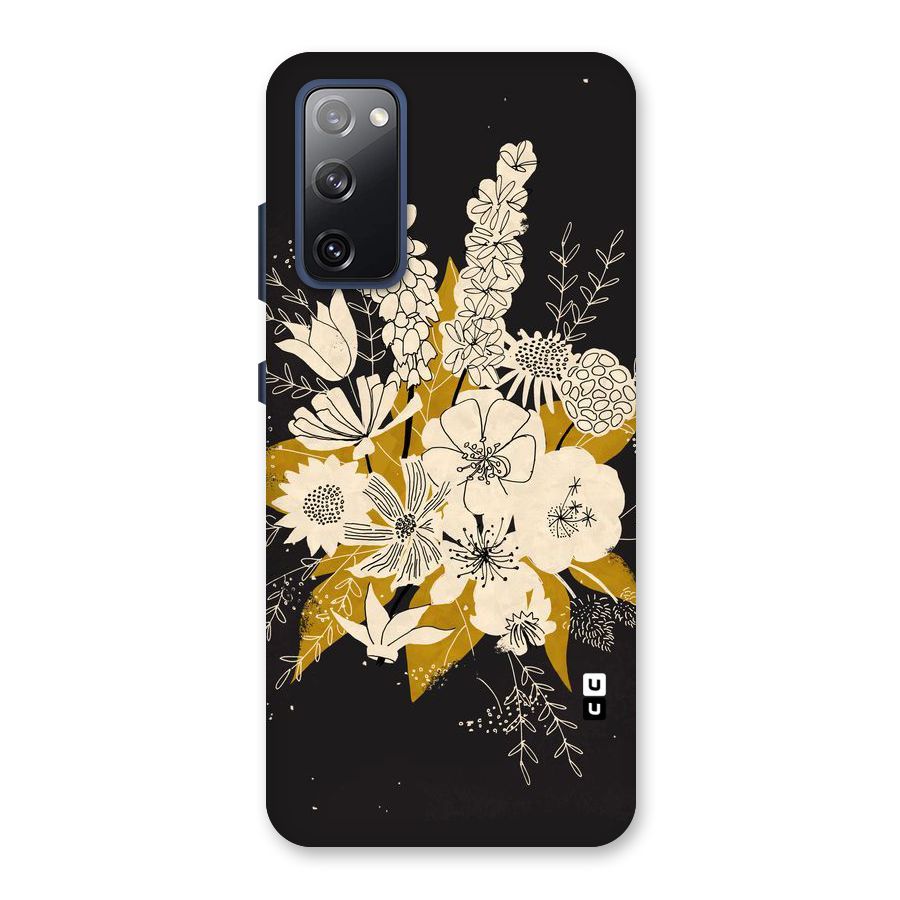 Flower Drawing Back Case for Galaxy S20 FE