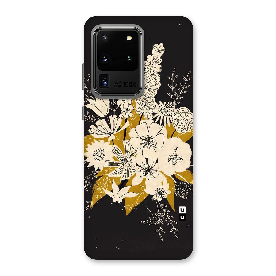 Flower Drawing Back Case for Galaxy S20 Ultra