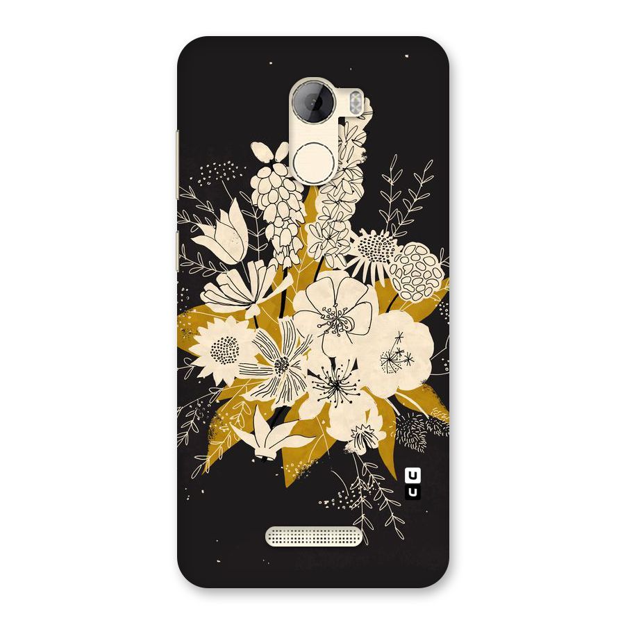 Flower Drawing Back Case for Gionee A1 LIte