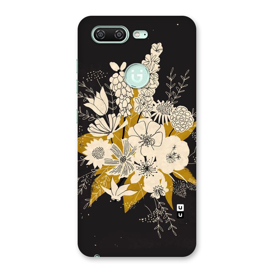 Flower Drawing Back Case for Gionee S10