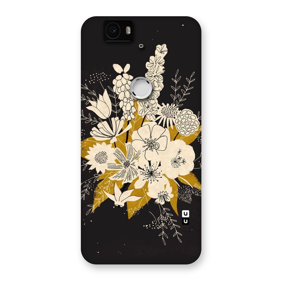 Flower Drawing Back Case for Google Nexus-6P