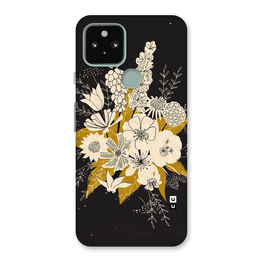 Flower Drawing Back Case for Google Pixel 5