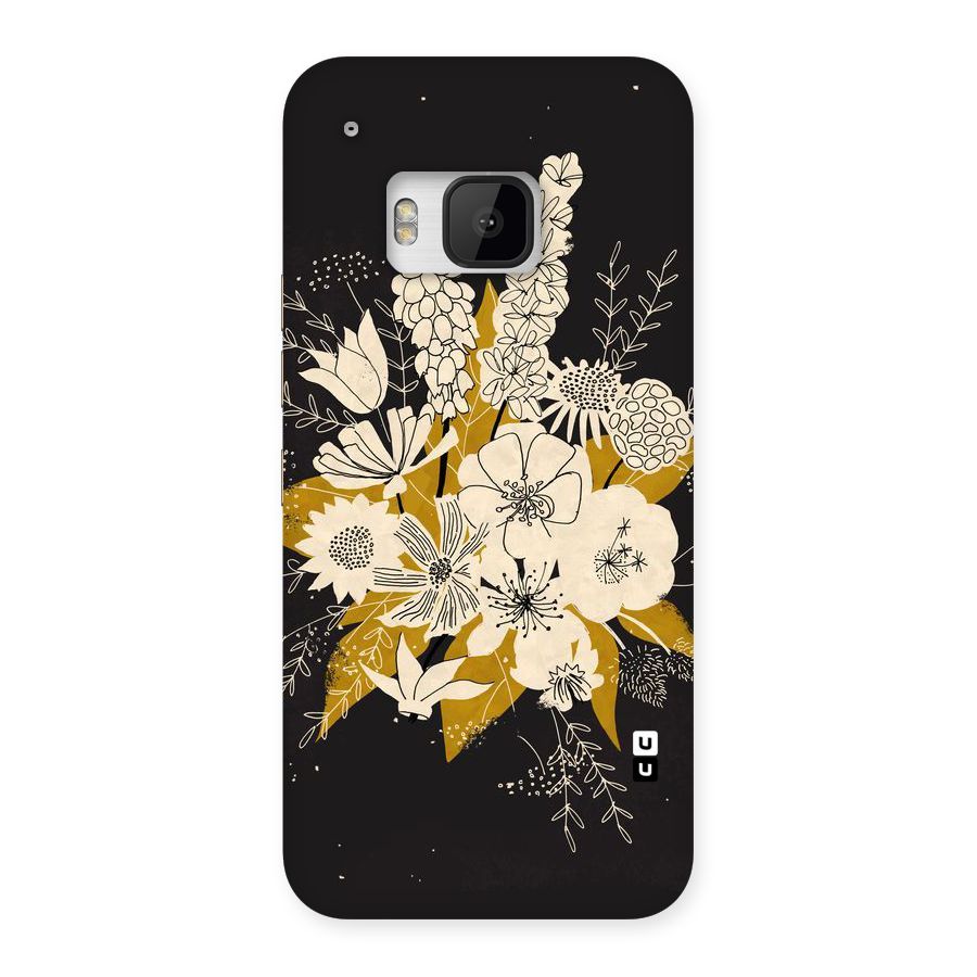 Flower Drawing Back Case for HTC One M9