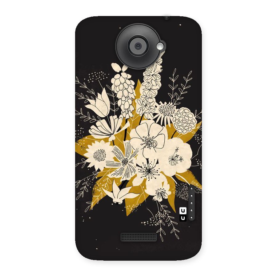 Flower Drawing Back Case for HTC One X