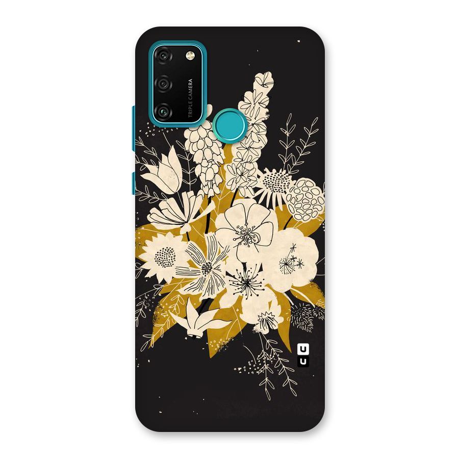 Flower Drawing Back Case for Honor 9A