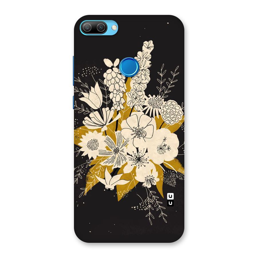 Flower Drawing Back Case for Honor 9N