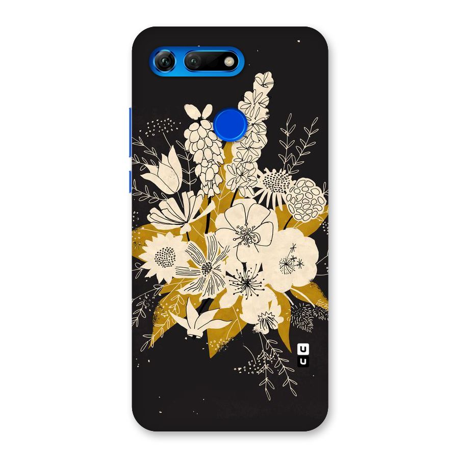 Flower Drawing Back Case for Honor View 20