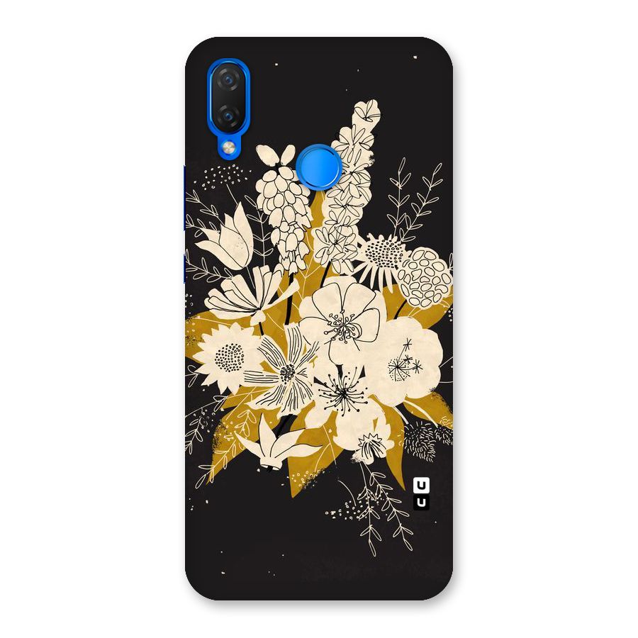 Flower Drawing Back Case for Huawei P Smart+