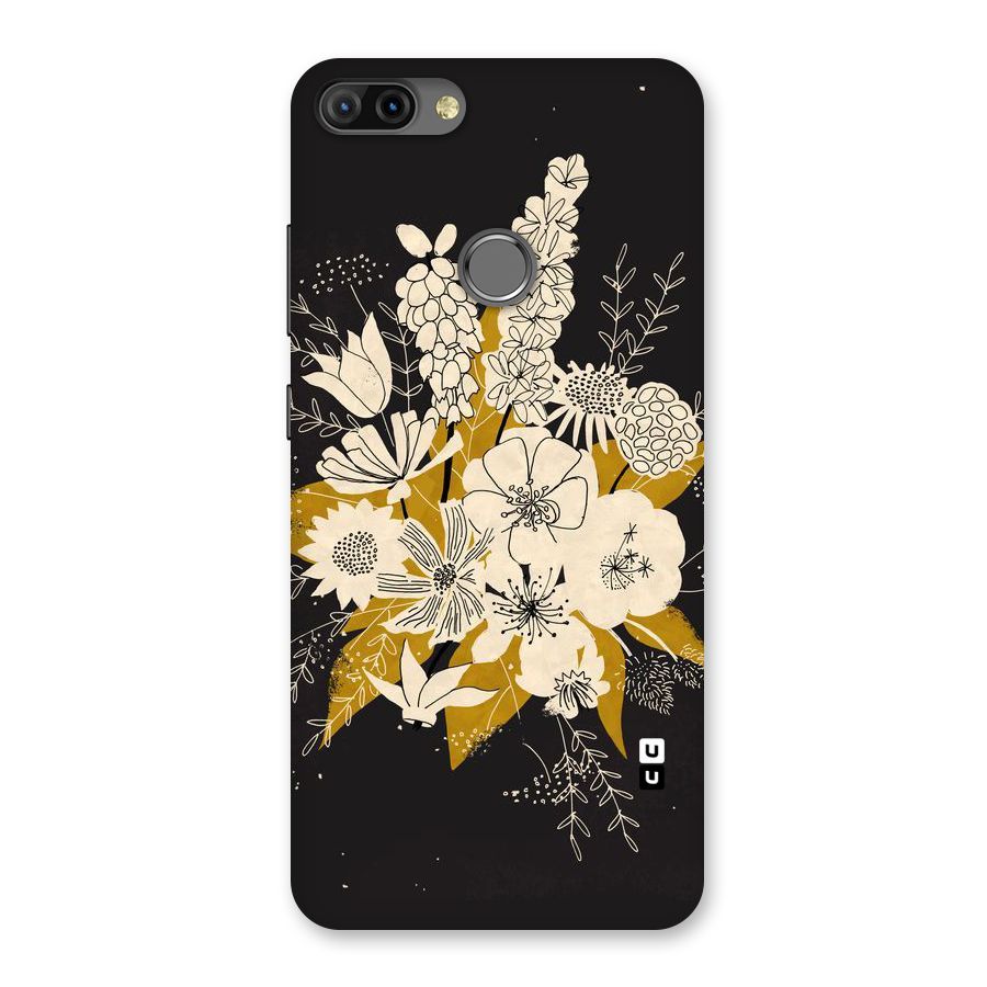 Flower Drawing Back Case for Infinix Hot 6 Pro