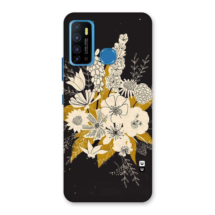 Flower Drawing Back Case for Infinix Hot 9