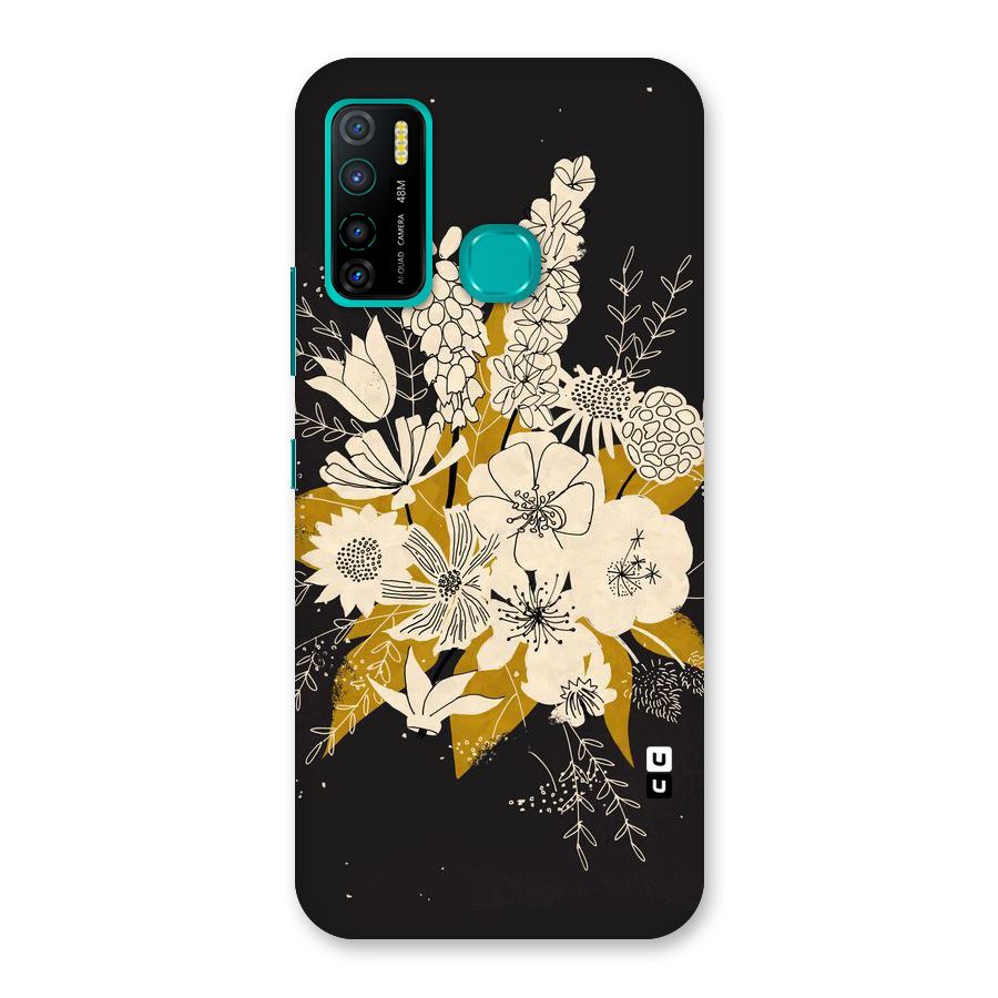 Flower Drawing Back Case for Infinix Hot 9 Pro
