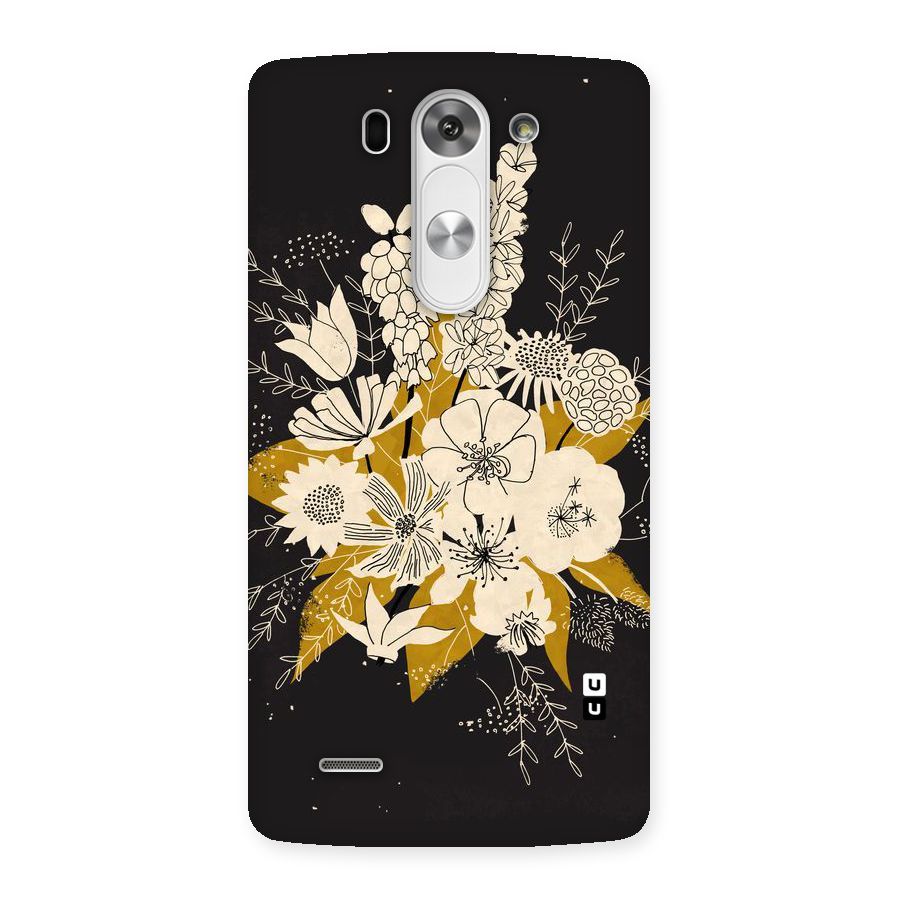Flower Drawing Back Case for LG G3 Beat